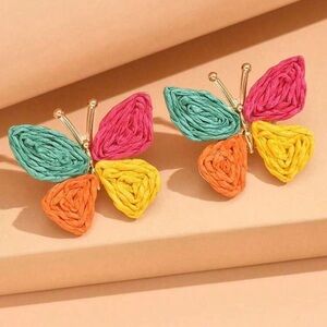 NWT | Colorful Butterfly Earring